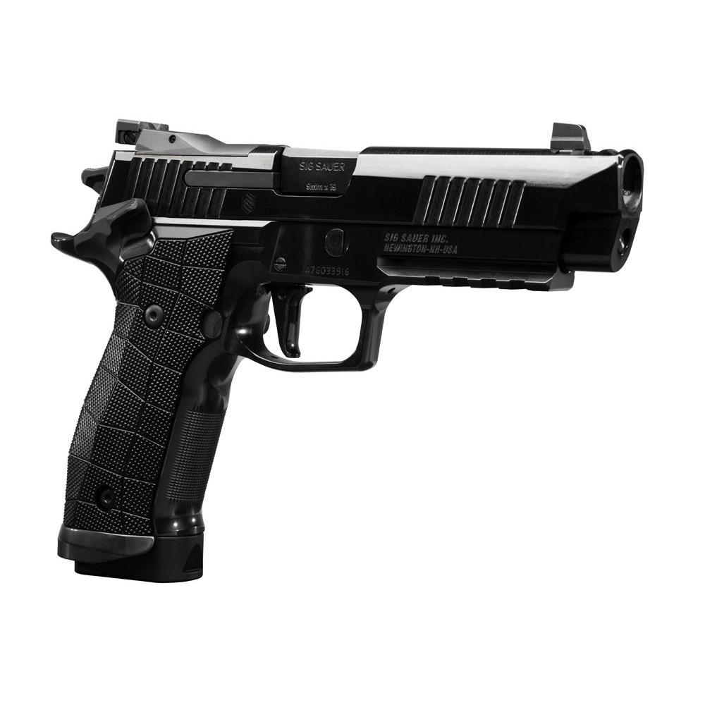Sig Sauer Sig Reserve P226 XFIVE Handgun 9mm Luger 20rd Magazine(3) 4.4" Barrel Optic Ready X-Ray 3 Sights SAO Picture of Sig Sauer P226 9MM 4.4IN OBSIDIAN SAO X-RAY 3 AL GRIP (3) 20RD STEEL MAG OR