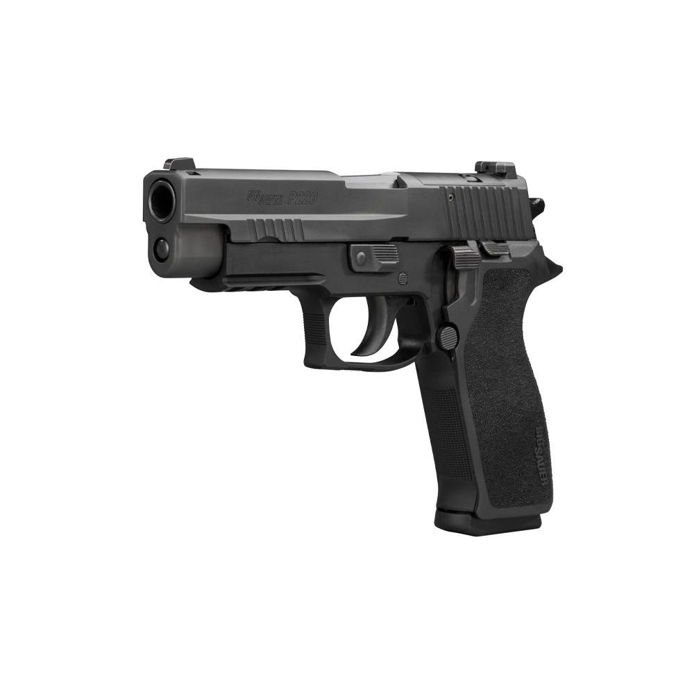 Sig Sauer P220 Elite Full Size Handgun 45 Auto 8rdx Magazines(2) 4.4" Barrel Night Sights Optic Ready Picture of Sig Sauer P220 45 ACP 4.4IN BLK DA/SA SIGLITE E2 GRIP 2-8 MAGS SRT OPTIC READY
