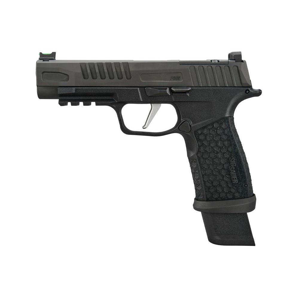 Sig Sauer P365 Fuse Handgun 9mm Luger 21(2)&17(1)rd Magazines 4.3" Barrel LXG Front Optic Sight Picture of Sig Sauer P365 FUSE 9MM 4.3IN BLK FO FRONT W/BLK REAR LXG (1)17RD (2)21RD