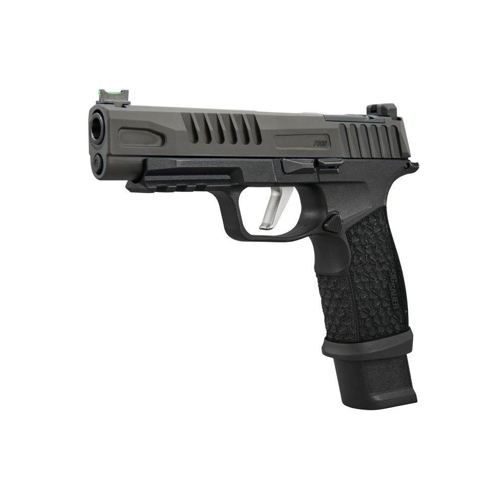 Sig Sauer P365 Fuse Handgun 9mm Luger 21(2)&17(1)rd Magazines 4.3" Barrel LXG Front Optic Sight Picture of Sig Sauer P365 FUSE 9MM 4.3IN BLK FO FRONT W/BLK REAR LXG (1)17RD (2)21RD