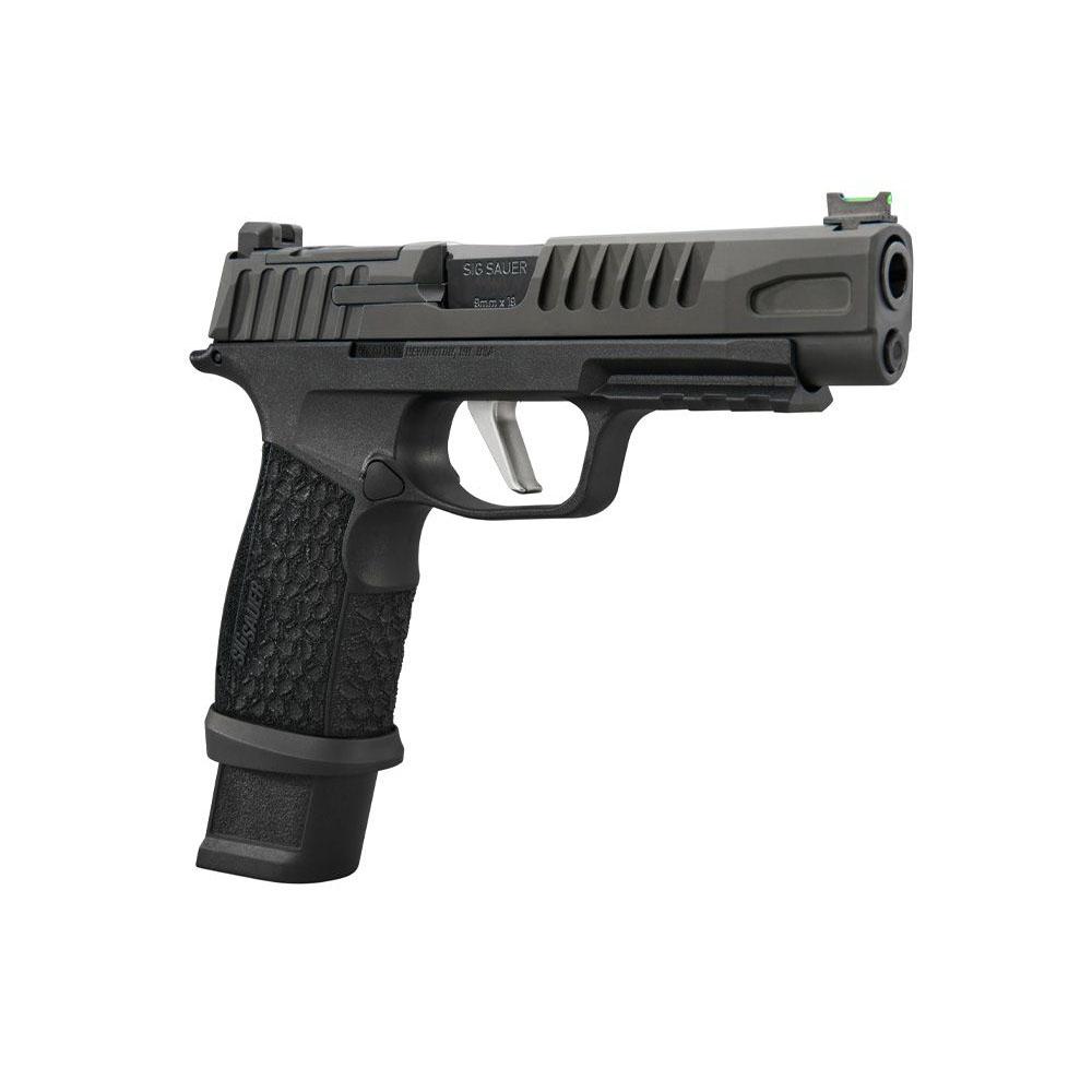 Sig Sauer P365 Fuse Handgun 9mm Luger 21(2)&17(1)rd Magazines 4.3" Barrel LXG Front Optic Sight Picture of Sig Sauer P365 FUSE 9MM 4.3IN BLK FO FRONT W/BLK REAR LXG (1)17RD (2)21RD