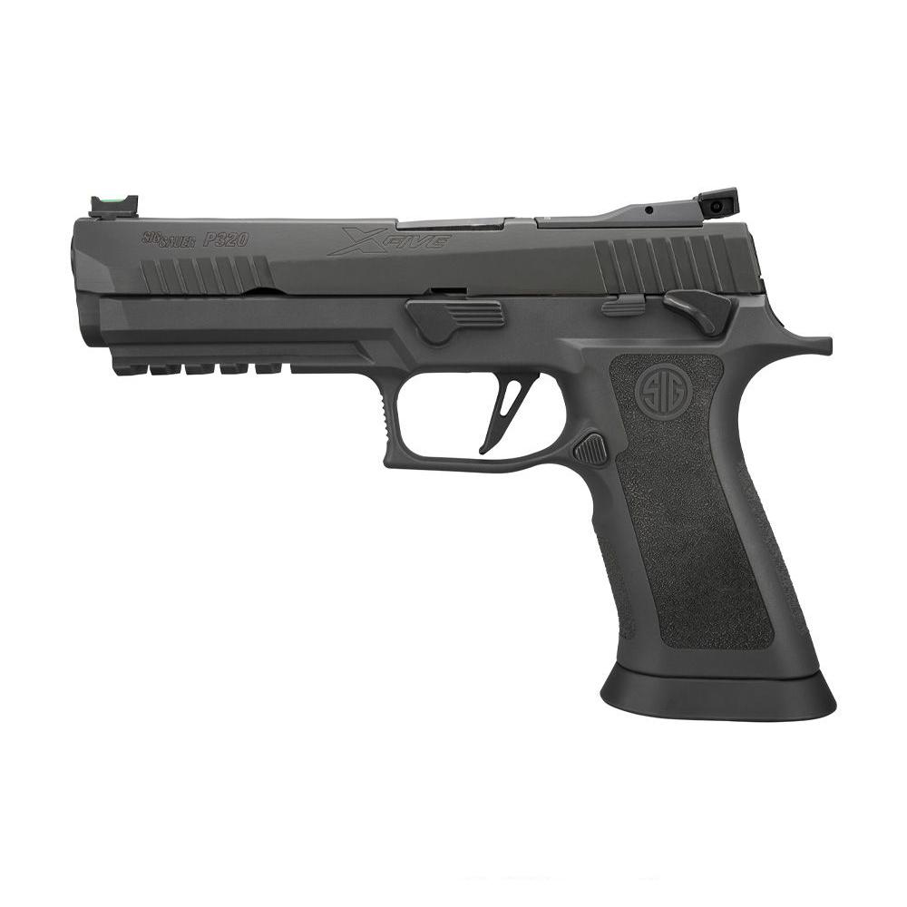 Sig Sauer P320 XFive Legion Handgun 9mm Luger 10rd Magazines(2) 5" Barrel Heavy Grip CA Compliant Manual Safety Picture of Sig Sauer Sig P320 9mm 5in Legion Gray Mod Heavy Grip (2)10rd Mag CA Compliant