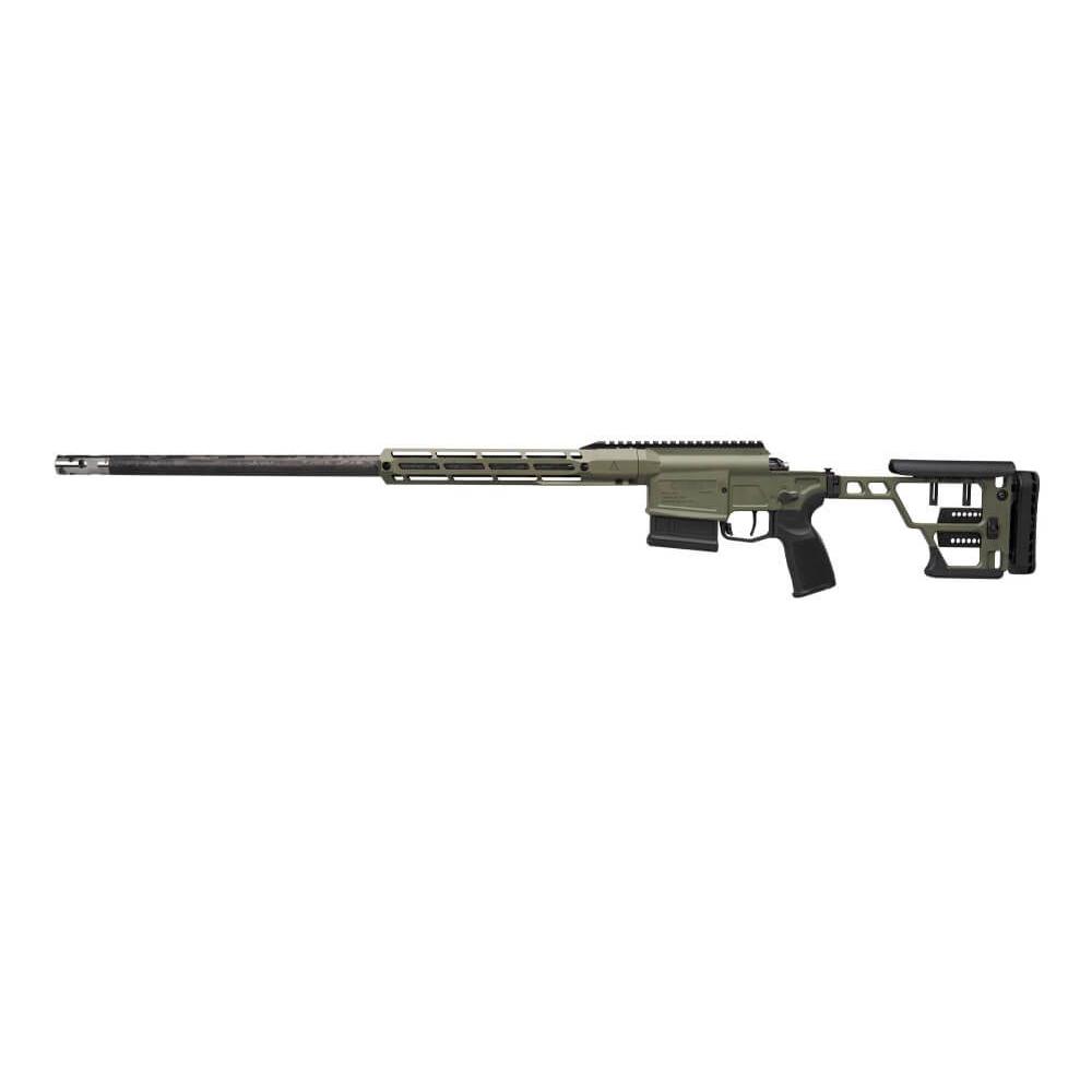 Sig Sauer Cross Sawtooth Short Action Rifle 6.5 Creedmoor 5rd Magazine 24" 5/8x24 Barrel Moss Green Picture of Sig Sauer SIG CROSS 6.5 CREEDMOOR RIFLE 24IN MGR FOLD (1)5RD MAG PROOF BRL