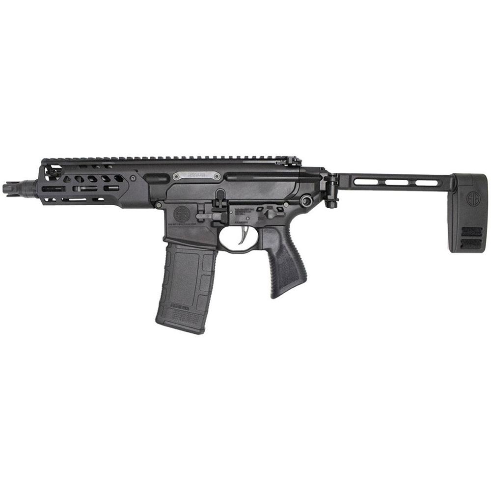 Sig Sauer MCX-Rattler LT Handgun .300 BLK 30rd magazine 6.75" Barrel Black with Brace Picture of Sig Sauer SIG MCX 300 BLK PISTOL 6.75IN RATTLER LT BLK