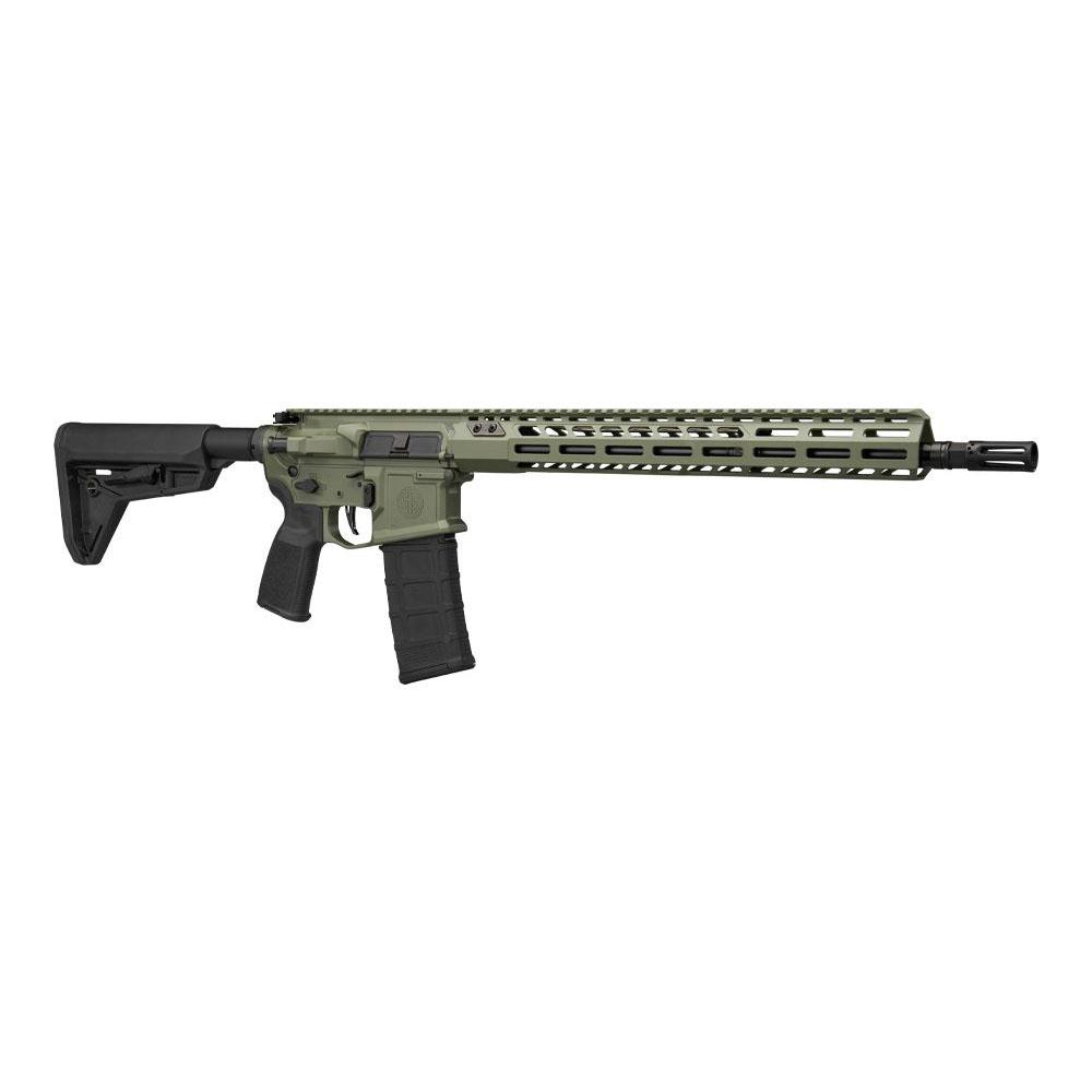 Sig Sauer SIGM400 SDI X Rifle 5.56mm 30rd Magazine(1) 16' Threaded Barrel MLOK Handguard Moss Green Finish Picture of Sig Sauer SIGM400 SDI 5.56 RIFLE 16'' X RIFLE GREEN SEMI TELE STOCK AL MLOK 30RD MAG
