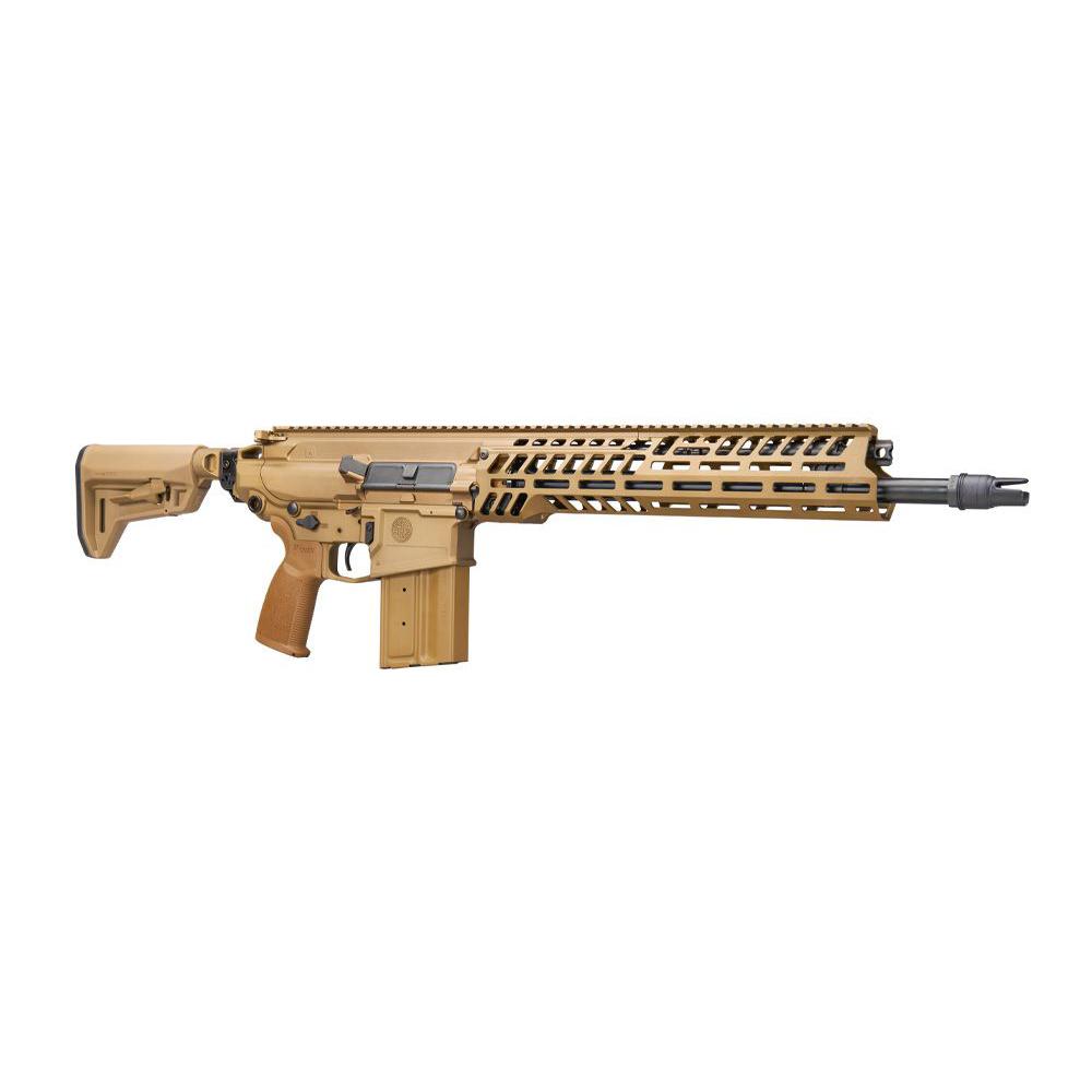 Sig Sauer MCX-Spear Rifle 6.8x51mm 20rd Magazine(1) 16" Barrel Coyote Telescoping Magpul SL-M Stock Picture of Sig Sauer SIGMCX-SPEAR 6.8X51MM RIFLE 16IN COY SEMI (1) 20RD MAG NEXT GEN