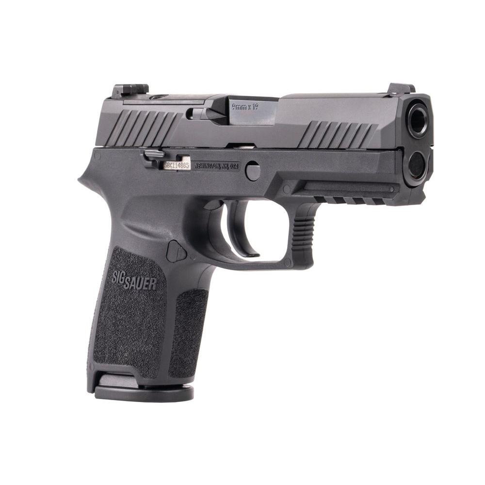 Sig Sauer P320 Compact Handgun 9mm Luger 10rd Magazines (2) 3.9" Barrel Black OR MA Compliant Picture of Sig Sauer P320 9MM 3.9IN NITRON BLK STRIKER SIGLITE (2) 10RD OR MA COM