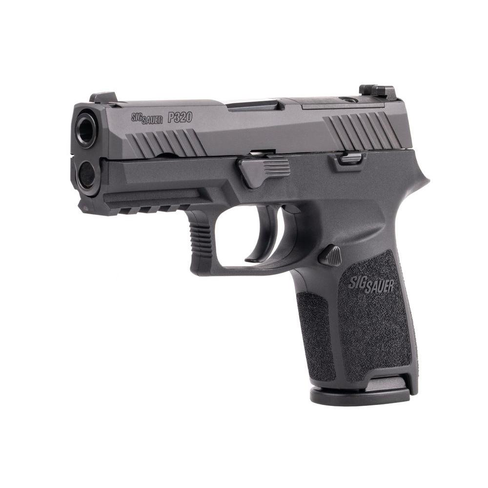 Sig Sauer P320 Compact Handgun 9mm Luger 10rd Magazines (2) 3.9" Barrel Black OR MA Compliant Picture of Sig Sauer P320 9MM 3.9IN NITRON BLK STRIKER SIGLITE (2) 10RD OR MA COM