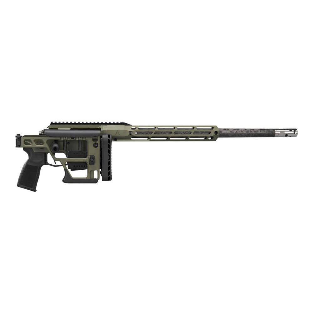 Sig Sauer Cross Sawtooth Short Action Rifle 6.5 Creedmoor 5rd Magazine 18" 5/8x24 Barrel Moss Green Picture of Sig Sauer SIG CROSS 6.5 CREEDMOOR RIFLE 18IN MGR FOLD (1)5RD MAG PROOF BRL