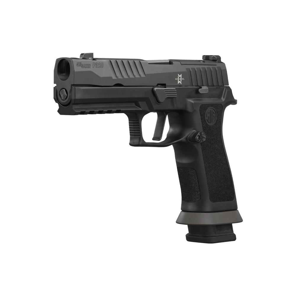 Sig Sauer P320 M.O.D. X Full Size Handgun 9mm Luger 21rd Magazines(3) 3.9" Compensated Barrel Picture of Sig Sauer SIG P320 9MM 3.9IN MAX MOD X FULL GRIP 3-21RD MAG COMPENSATED