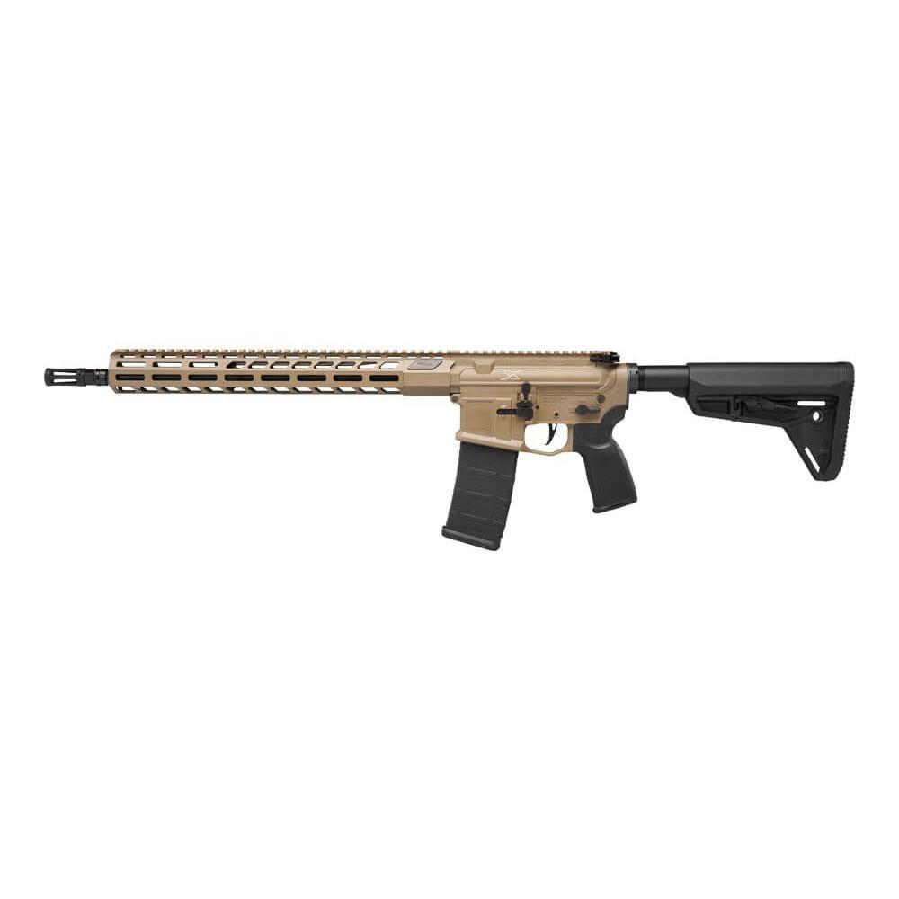 Sig Sauer SIGM400 SDI X Rifle 5.56mm 30rd Magazine(1) 16' Threaded Barrel MLOK Handguard FDE Finish Picture of Sig Sauer SIGM400 SDI 5.56 RIFLE 16'' X RIFLE FDE SEMI TELE STOCK AL MLOK 30RD MAG
