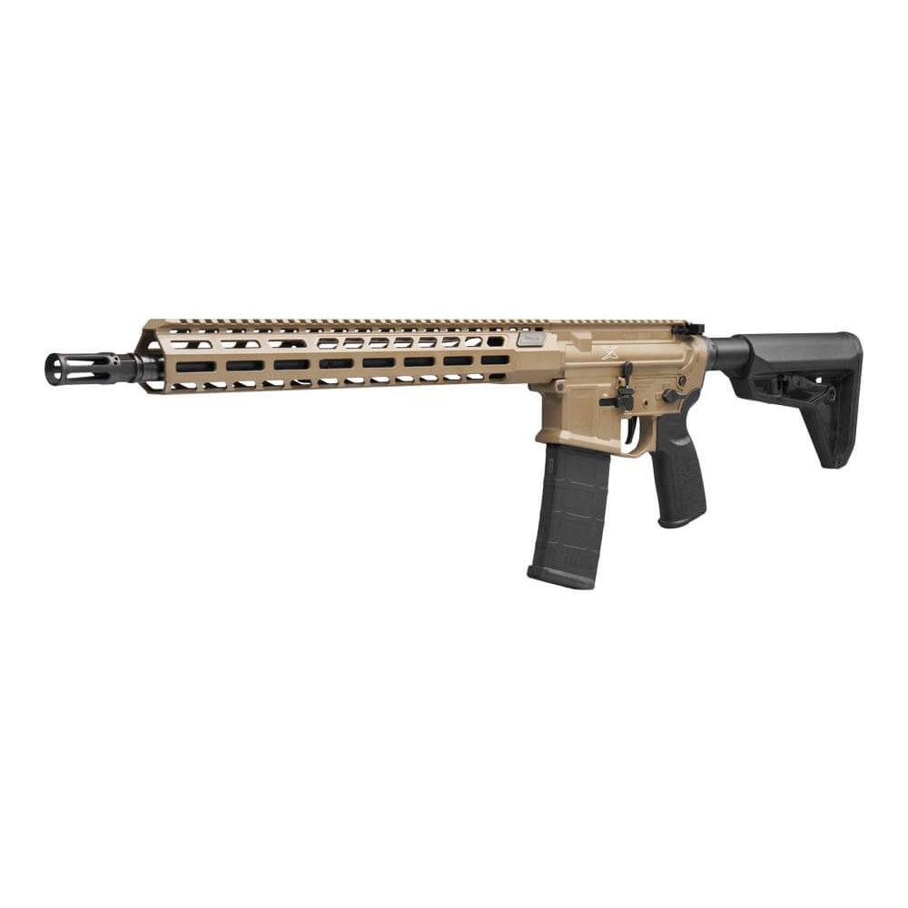 Sig Sauer SIGM400 SDI X Rifle 5.56mm 30rd Magazine(1) 16' Threaded Barrel MLOK Handguard FDE Finish Picture of Sig Sauer SIGM400 SDI 5.56 RIFLE 16'' X RIFLE FDE SEMI TELE STOCK AL MLOK 30RD MAG