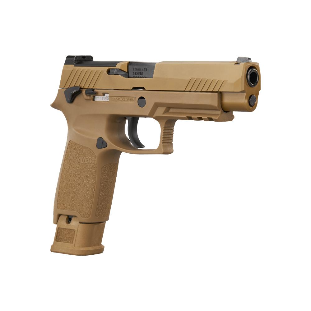 Sig Sauer M17 Coyote OR Handgun 17(1) &21(2)rd Magazines 4.7" Barrel Manual Safety Picture of Sig Sauer Sig M17 9mm 4.7IN Coyote (1) 17RND (2) 21 RND Mag Manual Safety