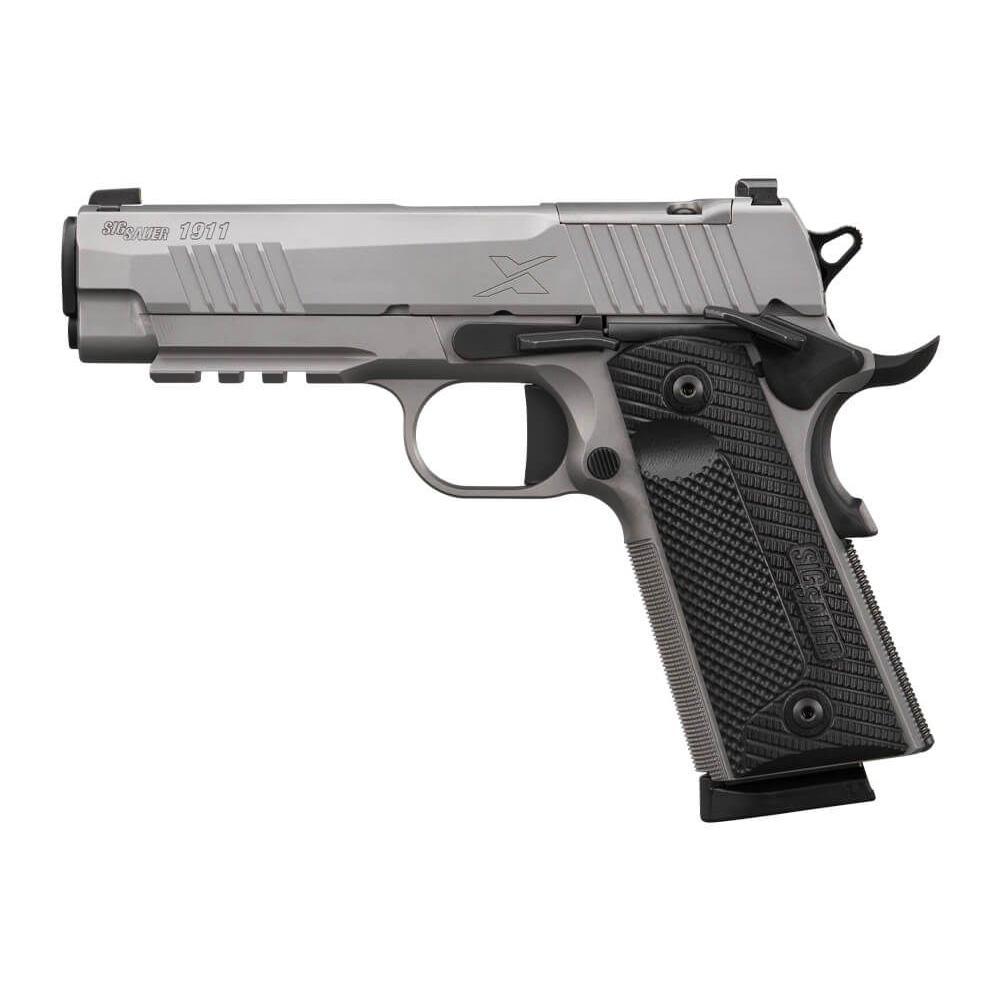 Sig Sauer 1911-XCARRY Stainless Handgun .45 ACP 8rd Magazine(2) 4.2" Barrel Optic Ready Picture of Sig Sauer SIG 1911 45 ACP 4.2IN X-SERIES SS SAO 2-8RD MAG OPTIC READY