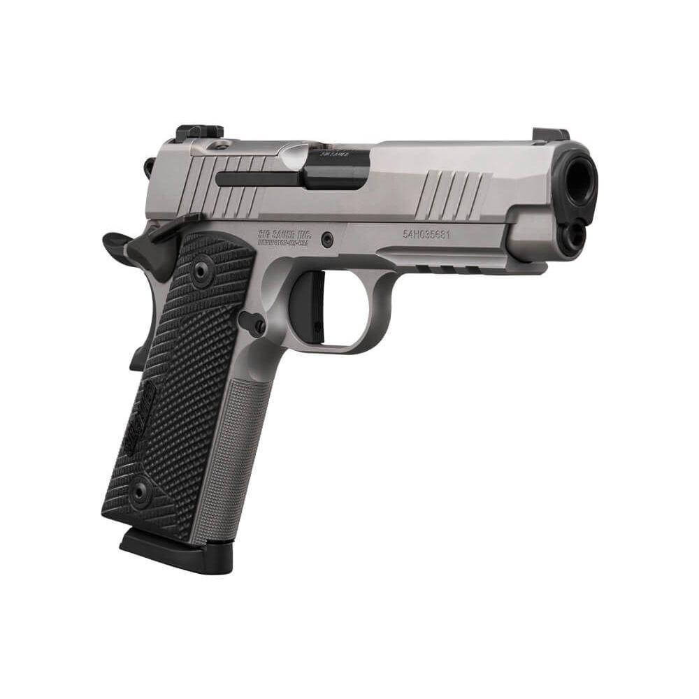 Sig Sauer 1911-XCARRY Stainless Handgun .45 ACP 8rd Magazine(2) 4.2" Barrel Optic Ready Picture of Sig Sauer SIG 1911 45 ACP 4.2IN X-SERIES SS SAO 2-8RD MAG OPTIC READY