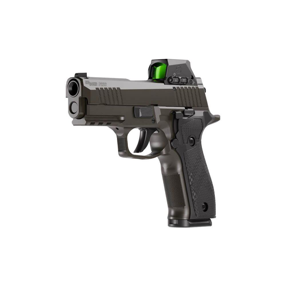 Sig Sauer P226 XCarry Legion Handgun 9mm Luger 18rd Magazines(3) 3.8" Barrel DA/SA Red Dot Legion Grey Cerakote Picture of Sig Sauer SIG P226 9MM 3.8IN X-SERIES LEGION GRAY DA/SA 3-18RD MAG SIG-LOC PRO