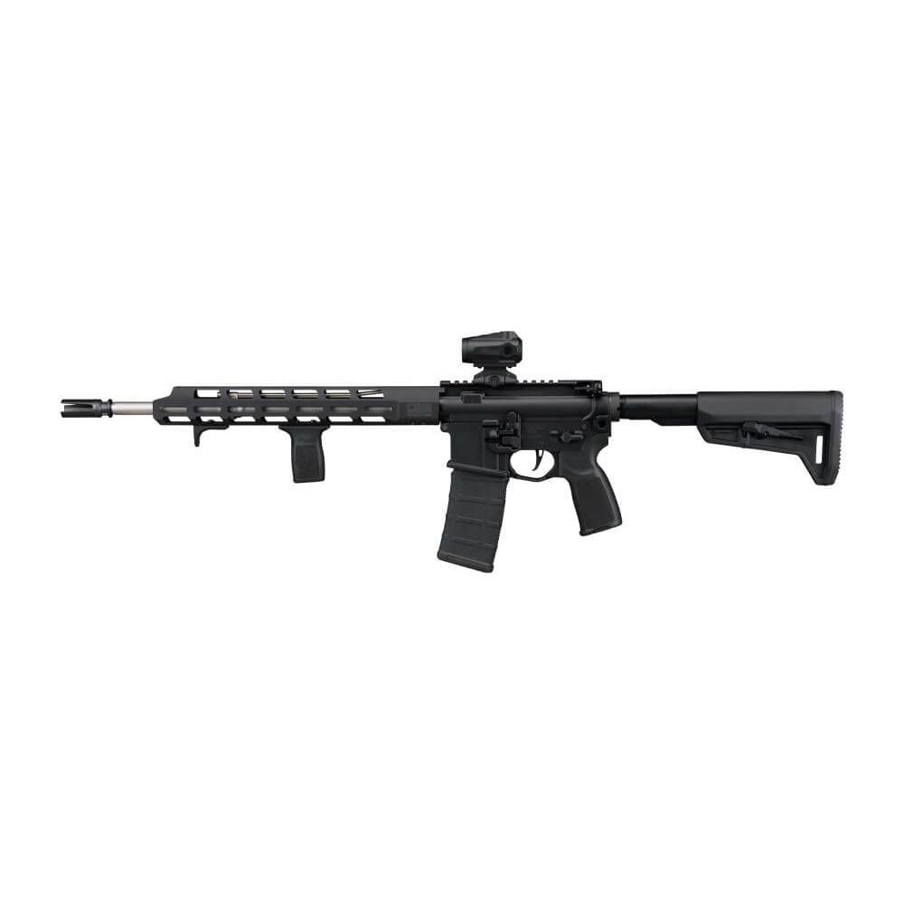 Sig Sauer SIG M400-Tread V2 Coil Rifle 5.56mm 30rd Magazine(1) 16" Stainless Barrel w/ROMEO5 GENII Vertical Foregrip and Barricade Stop Picture of Sig Sauer SIGM400 5.56 RIFLE 16IN STS BBL TREAD V2 CON ROM5