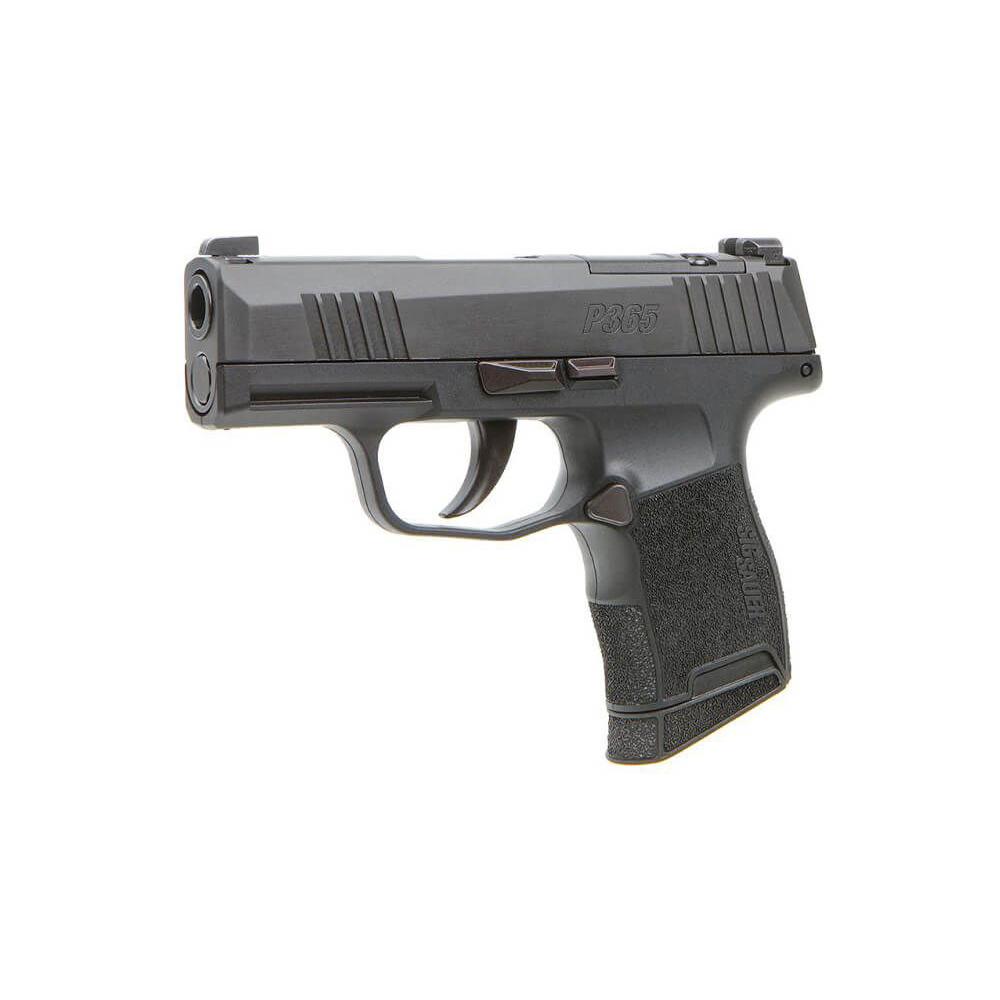 Sig Sauer P365 Handgun 9mm Luger 10rd Magazine (2) 3.1" Barrel Black Night Sights Manual Safety Compact SIG-LOC Footprint- CA Compliant Picture of Sig Sauer SIG P365 CA Comp 9MM 3.1in 10rd(2 mags) OR Man Saf