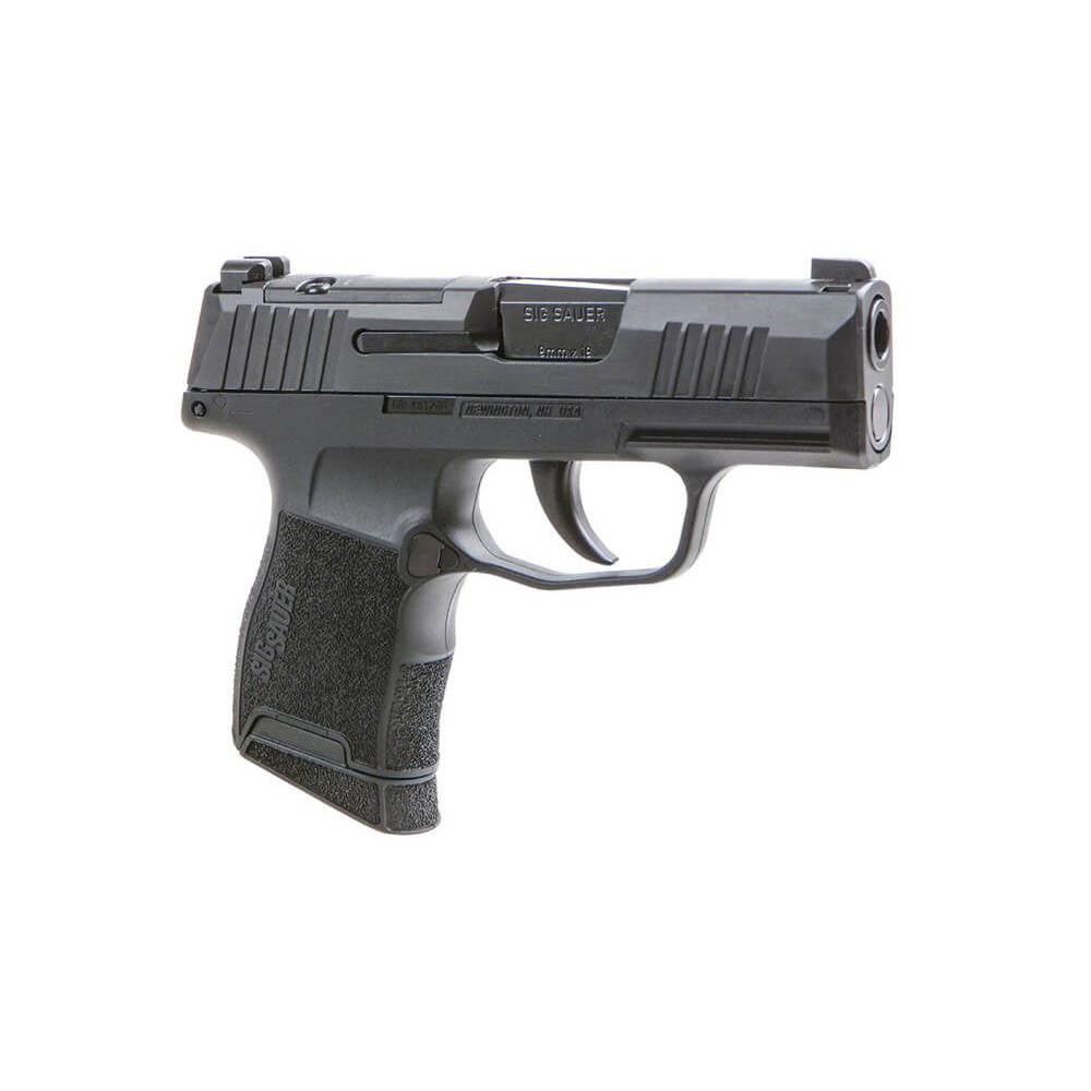 Sig Sauer P365 Handgun 9mm Luger 10rd Magazine (2) 3.1" Barrel Black Night Sights Manual Safety Compact SIG-LOC Footprint- CA Compliant Picture of Sig Sauer SIG P365 CA Comp 9MM 3.1in 10rd(2 mags) OR Man Saf