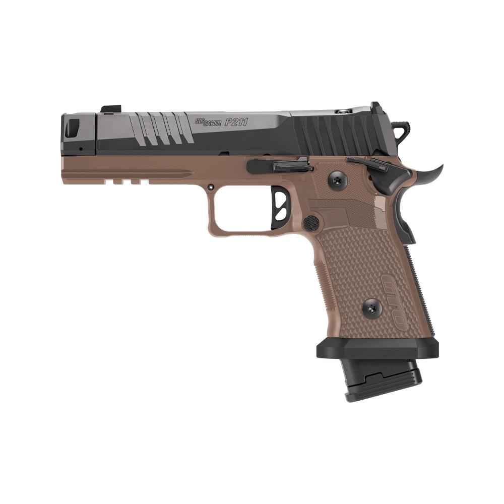 Sig Sauer P211 GTO Combat SAO Handgun 9mm Luger 23rd(1)&21rd(2) Magazines 4.4" Barrel Optic Ready Picture of Sig Sauer Sig Sauer P211 9mm 4.4in Combat SAO 1-23 & 2-21rd OR