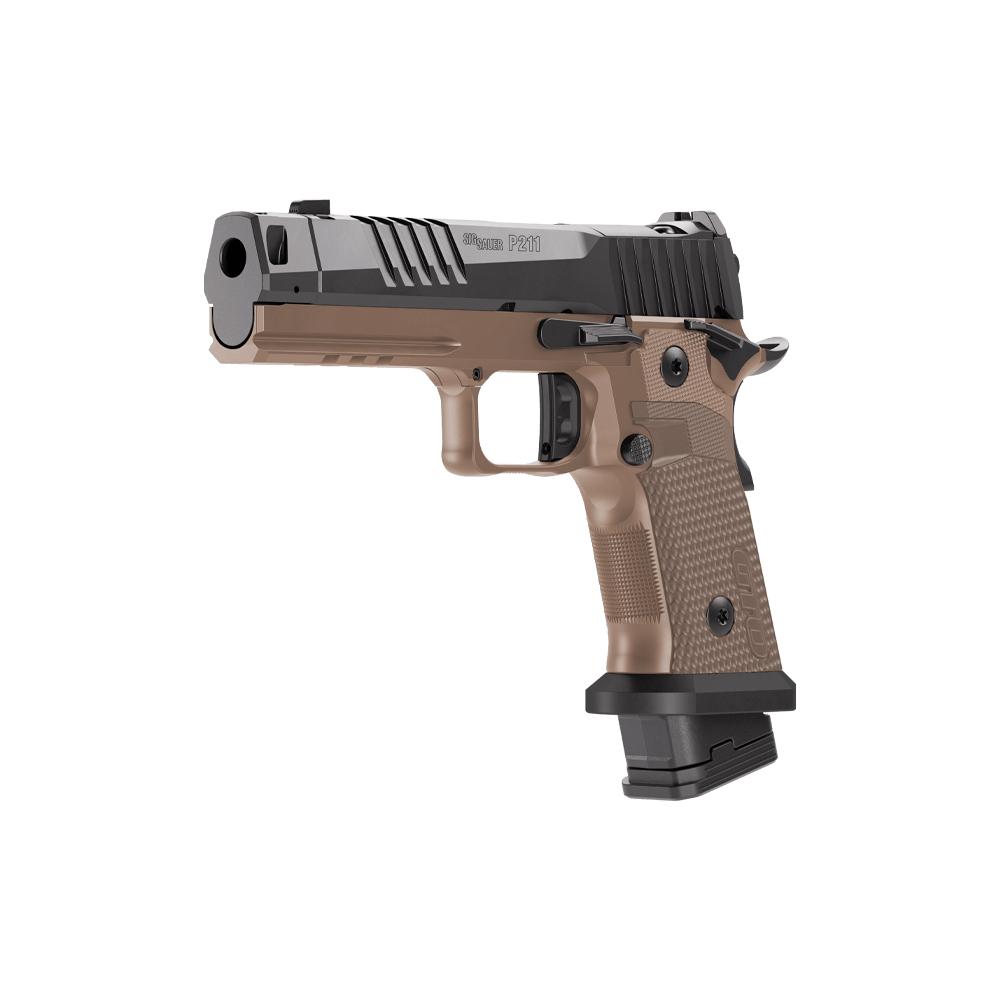 Sig Sauer P211 GTO Combat SAO Handgun 9mm Luger 23rd(1)&21rd(2) Magazines 4.4" Barrel Optic Ready Picture of Sig Sauer Sig Sauer P211 9mm 4.4in Combat SAO 1-23 & 2-21rd OR