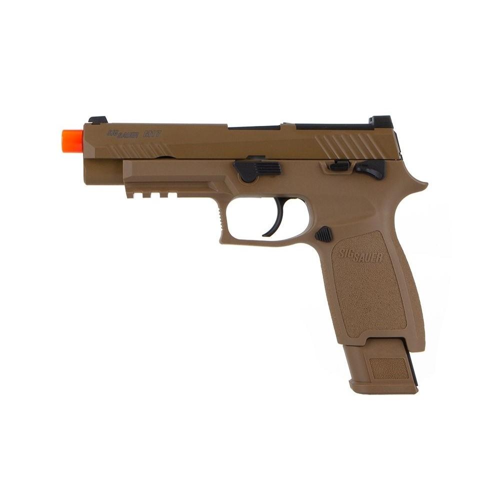 Sig Sauer Proforce M17 Airsoft Handgun 6mm Plastic BB Green Gas 410 fps Coyote Tan Picture of Sig Sauer Sig AIRSOFT PROFORCE 6MM PLASTIC BB M17 COYOTE TAN GREEN GAS