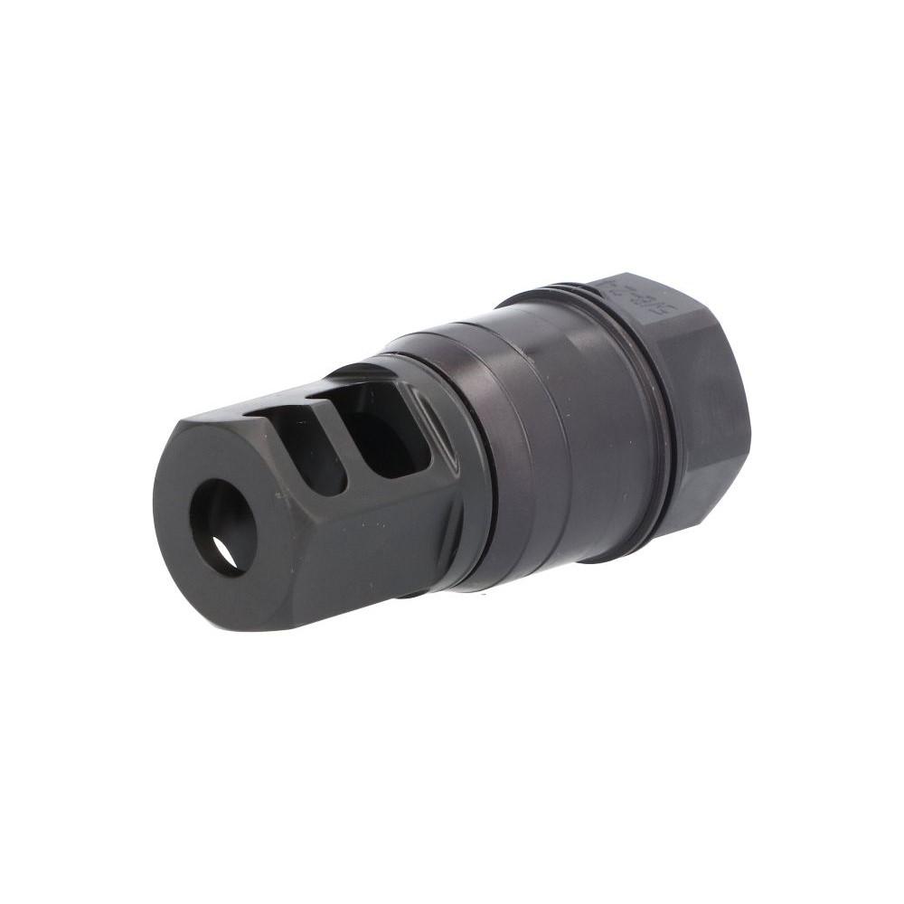 Sig Sauer Clutch-Lok Tapered QD Muzzle Brake for SLX/SLH Suppressors 7.62mm Black Picture of Sig Sauer SIG MUZZLE BRAKE 7.62MM CLUTCH-LOK 25 DEG TAPER