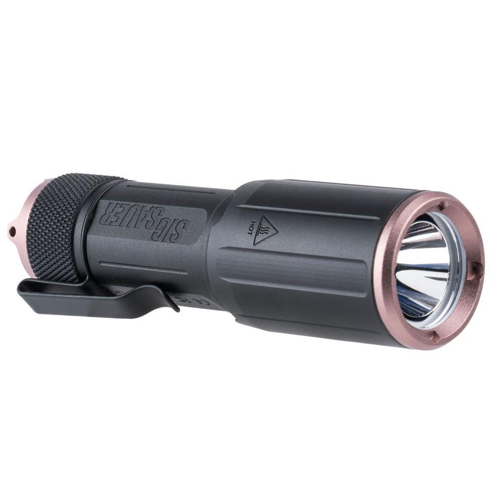 Sig Sauer Foxtrot EDC Rose Flashlight 1350 Lumens Black Picture of Sig Sauer Sig FOXTROT-EDC Rose Edition Compact Flashlight 1350 Lumens