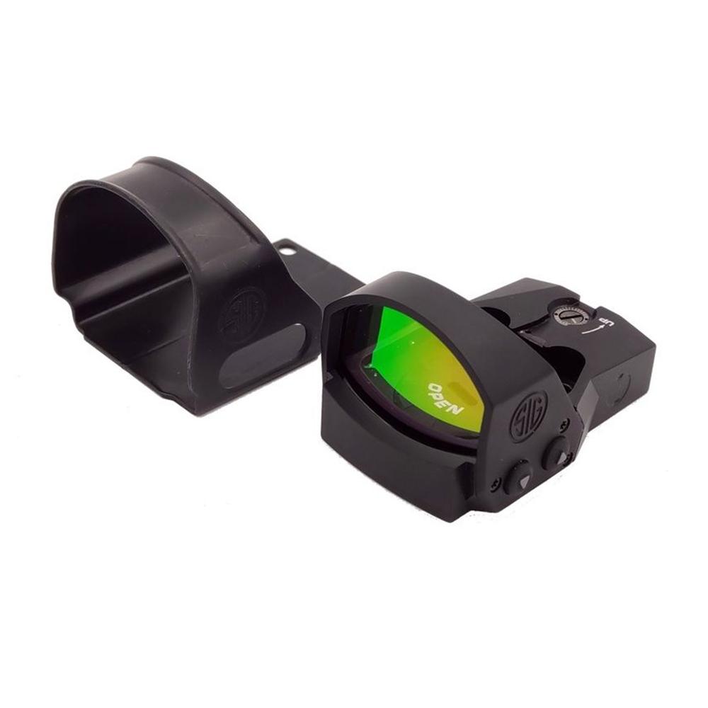 Sig Sauer Romeo1PRO Open-Reflex Red Dot Sight 1x30mm 6MOA Adj Steel Shroud FDE Picture of Sig Sauer ROMEO1PRO 6 MOA 1.0 MOA ADJUST STEEL SHROUD FDE