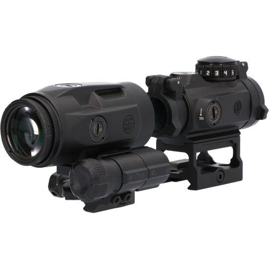 Sig Sauer Romeo MSR Gen II 2 MOA Red Dot Sight Juliet3-Micro 3x22mm Magnifier Combo Picture of Sig Sauer Sig Combo Kit Romeo-MSR GenII 2 MOA Red Dot - Juliet3-Micro 3x22mm