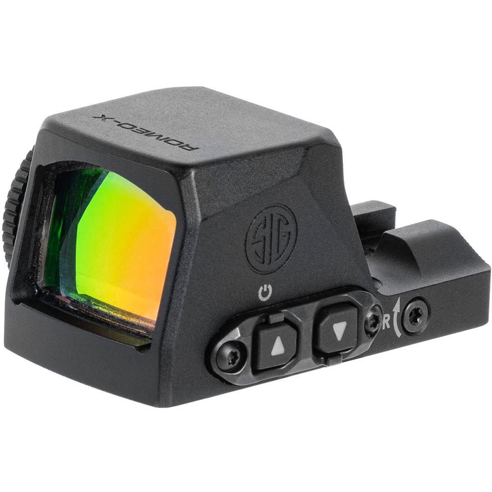 Sig Sauer Romeo-X Compact Open Reflex Red Dot Sight 6MOA Dot Black Picture of Sig Sauer ROMEO-X REFLEX SIGHT OPEN COMPACT FOOTPRINT 6 MOA RED DOT BLACK