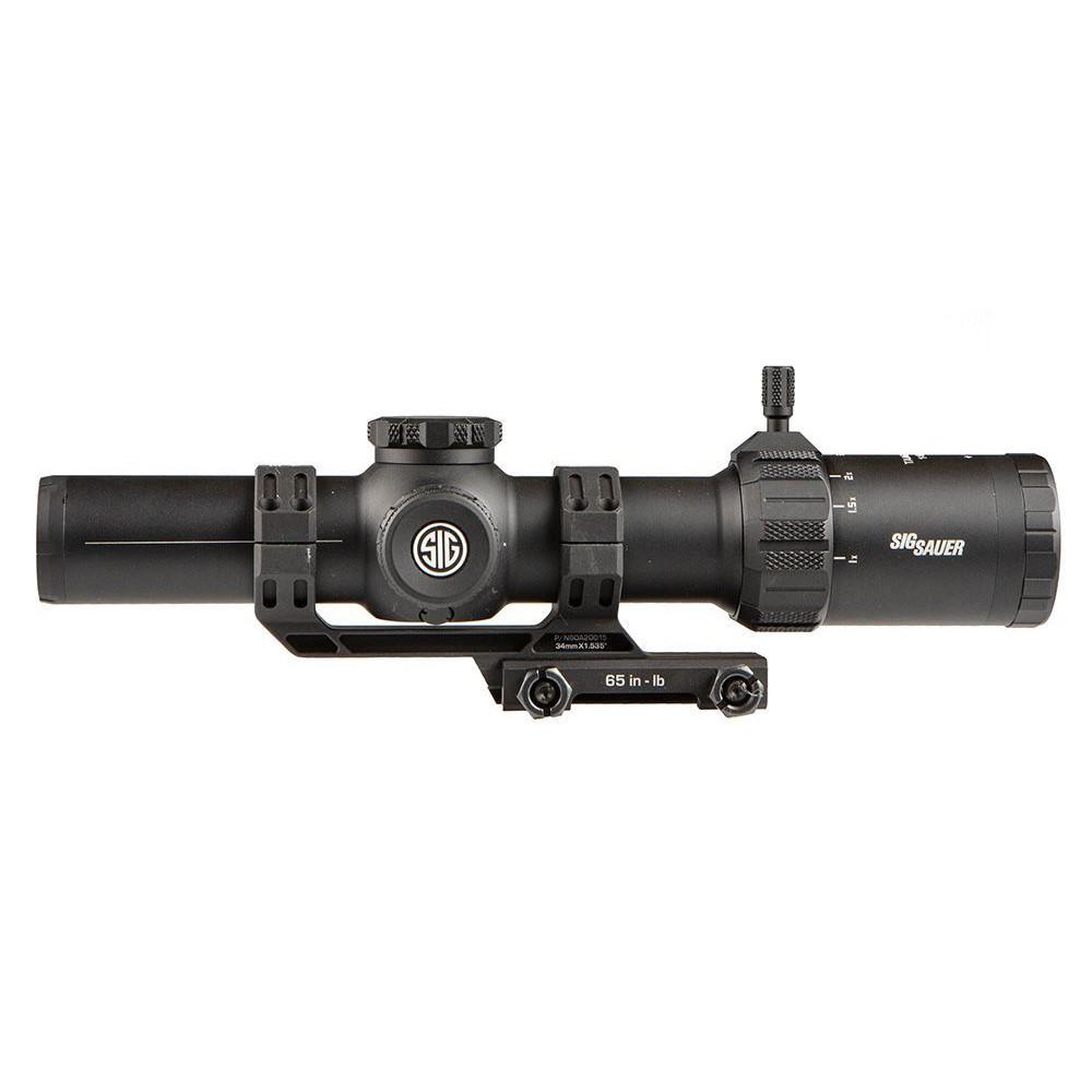 Sig Sauer TANGO-MSR LPVO Rifle Scope 1-10x26 34mm FFP BDC-10 Illum Black Picture of Sig Sauer Sig TANGO MSR 1-10x26mm 34mm FFP Illuminated Reticle Black