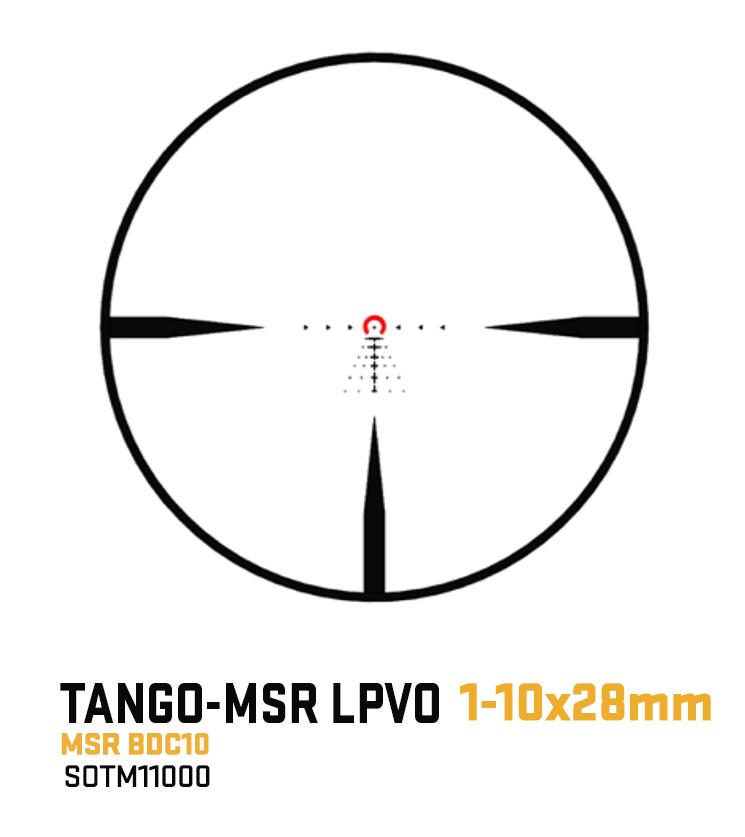 Sig Sauer Tango MSR Rifle Scope 1-10x28mm 34mm SFP Illum MSR BDC10 Reticle 0.5 MOA Coyote Picture of Sig Sauer Tango MSR Scope 1-10x28mm 34mm SFP Illum MSR BDC10 Reticle 0.5MOA Coyote