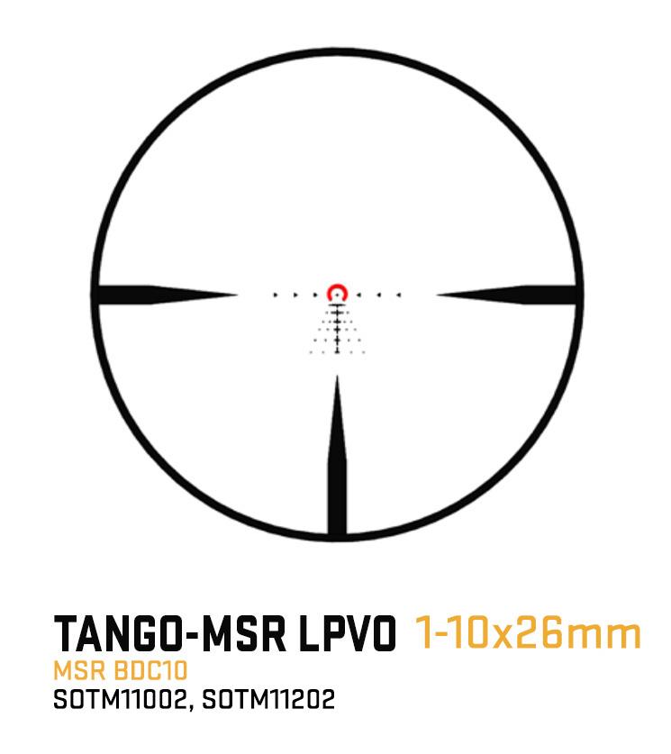 Sig Sauer Tango MSR LPVO Scope 1-10x26mm 34mm FFP Illum MSR BDC10 Reticle - Coyote Tan Picture of Sig Sauer TANGO-MSR SCOPE 1-10X26MM 34MM FFP ILLUM MSR BDC10 RETICLE