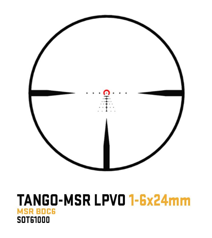 Sig Sauer Tactical Tango-MSR LPVO Rifle Scope - 1-6x24 Illum MSR BDC6 incl/ Alpha MSR Mount - Coyote Tan Picture of Sig Sauer TANGO-MSR SCOPE 1-6X24MM 30MM SFP ILLUM MSR BDC6 RETICLE