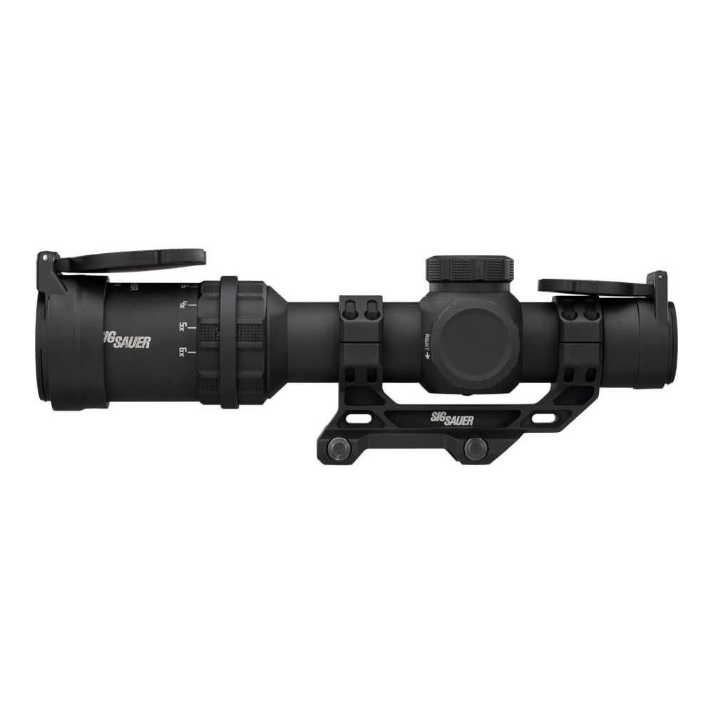 Sig Sauer Tango-MSR Compact Rifle Scope 1-6x24mm 30mm SFP BDC6 Illum Black with Mount Picture of Sig Sauer SIG TANGO MSR COMPACT 1-6X24 30MM SFP ILLUMINATED BDC 6 W/ MOUNT