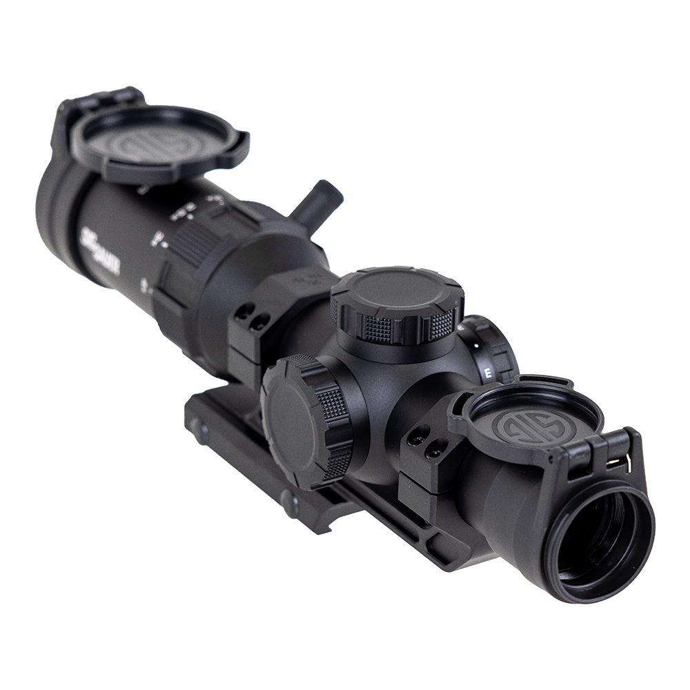 Sig Sauer SPR Rifle Scope 1-4x24mm 30mm SFP Hellfire FL-4 Illum. Black with Mount Picture of Sig Sauer SIG TANGO-SPR SCOPE 1-4X24MM 30MM SFP HELLFIRE FL-4 ILLUM w/ MOUNT