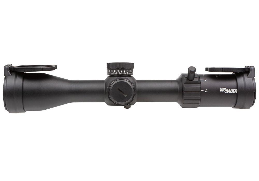 Sig Sauer Whiskey 4 Rifle Scope 3-12x44 30mm SFP BDC-1 Hellfire Illum Black Picture of Sig Sauer WHISKEY 4 SCOPE 3-12X44MM 30MM SFP HELLFIRE ILLUM BDC SIDE FOCUS