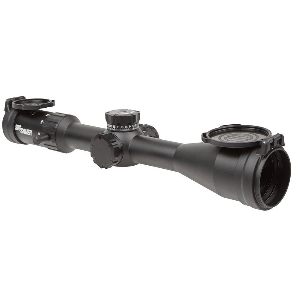 Sig Sauer Whiskey 4 Rifle Scope 5-20X50 30mm FFP MOA MIlling Hunter Illum Exp ZeroStop - Black Picture of Sig Sauer WHISKEY 4 SCOPE 5-20X50MM 30MM FFP ILLUM MOA MILLING HUNTER 2.0 SIDE FOCUS