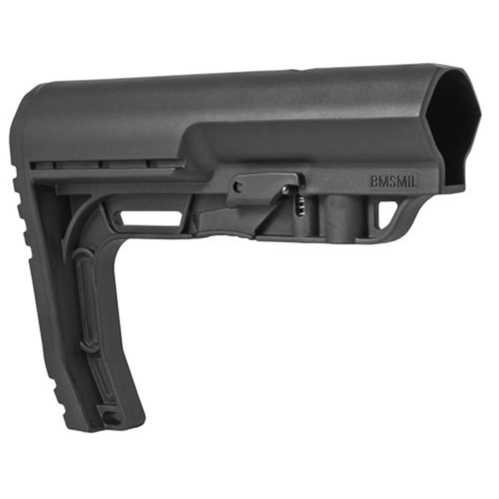 Mission First Tactical BMSMIL Battlelink Minimalist Stock MilSpec Black Picture of Mission First Tactical BATTLELINK MINIMALIST STOCK MIL SPEC TUBE SIZE STD. HDWARE BLK