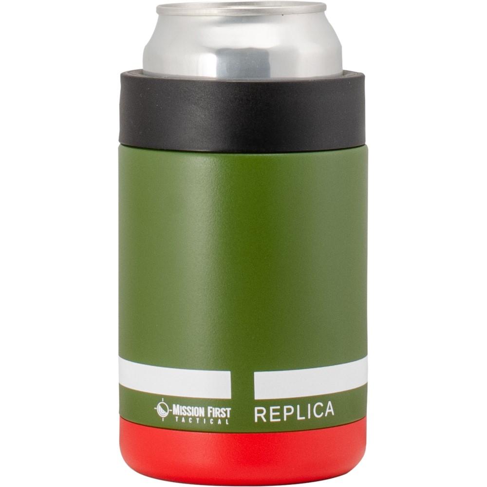 Mission First Tactical M18 Red Smoke Can Cooler 12 oz Picture of Mission First Tactical MFT M18 Red Smoke 12 oz Can Cooler