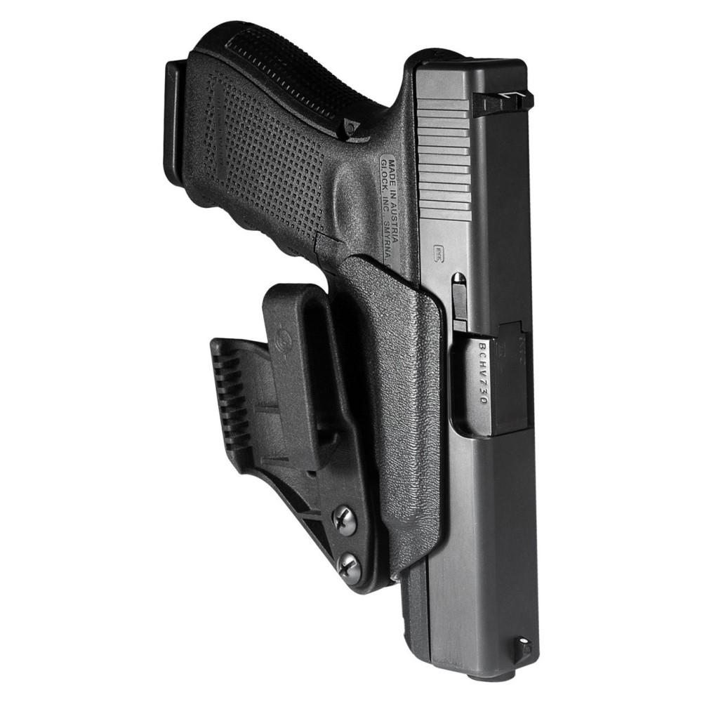 MFT Minimalist Appendix IWB Holster for Glock 17/19/22/23/26/27/33/45/47 Black Ambi Picture of Mission First Tactical MFT Minimalist Appendix IWB Holster Ambi Glock 17/19/22/23/26/27/33/45/47