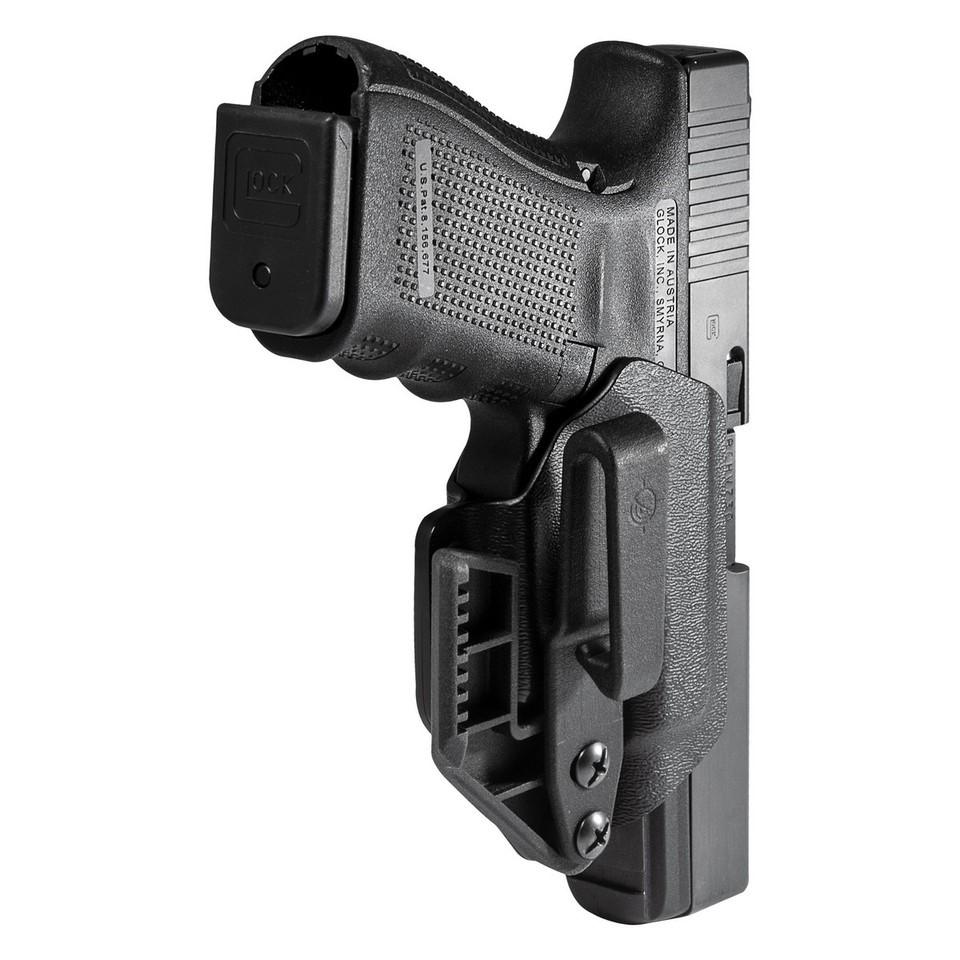 MFT Minimalist Appendix IWB Holster for Glock 17/19/22/23/26/27/33/45/47 Black Ambi Picture of Mission First Tactical MFT Minimalist Appendix IWB Holster Ambi Glock 17/19/22/23/26/27/33/45/47