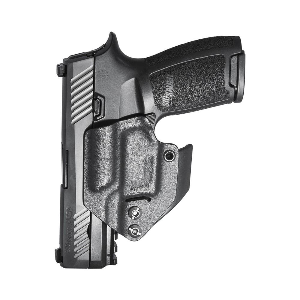 Mission First Tactical Minimalist AIWB Holster for Sig Sauer P320 Black Ambi Picture of Mission First Tactical MFT Minimalist Appendix IWB Holster Ambi Sig P320 Full/Comp/Carry