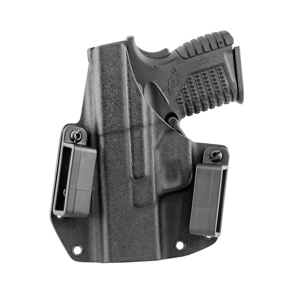 Mission First Tactical OWB Holster for Springfield XDS 9/40/45 3.3" Black RH Picture of Mission First Tactical Standard Outside Waistband Holster Springfield XDS 9mm/40 Cal 3.3Inch Blk