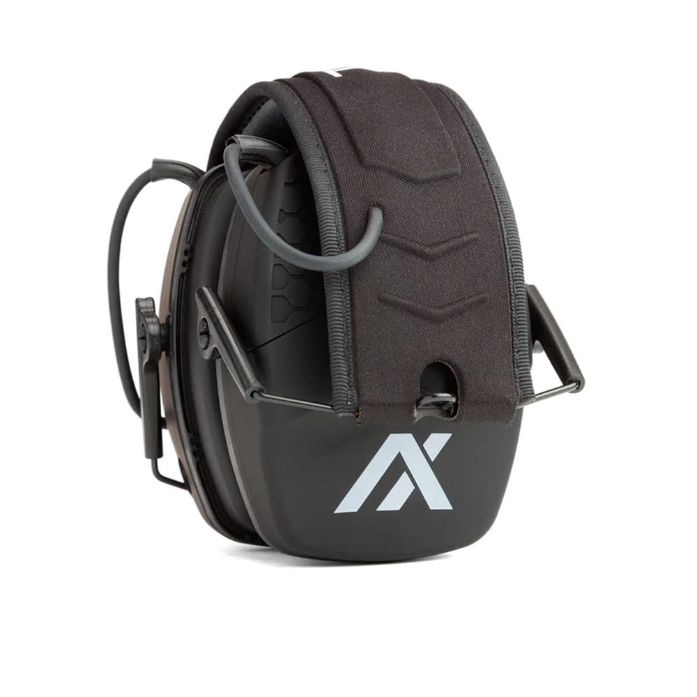 Axil TRACKR Blu Electronic Ear Muffs with Bluetooth 27dB Black Picture of AXIL Axil TRACKR Blu