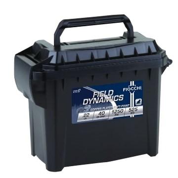 Fiocchi Performance Shooting Dynamics Rimfire Ammunition .22 LR 40 gr CPRN 1575/ct Picture of Fiocchi Ammunition FIOCCHI 22LR 40GR COPER RN 1575 RD PLANO