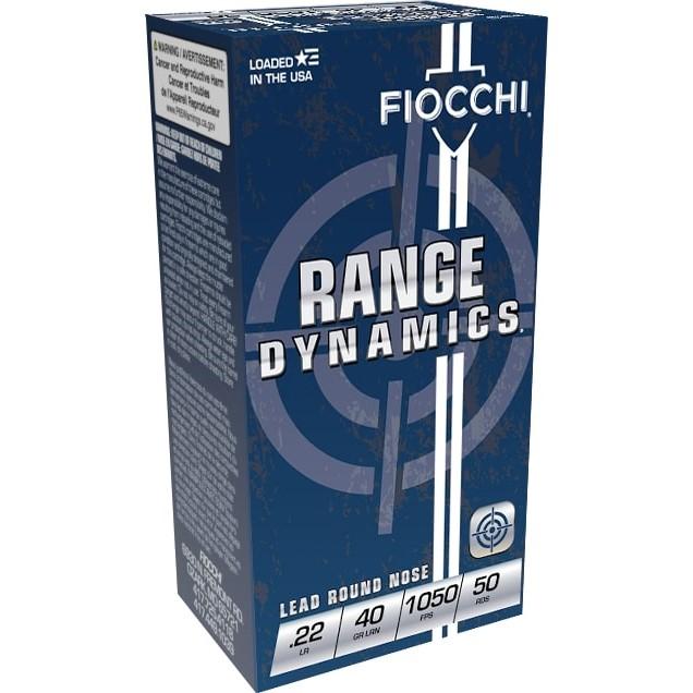 Fiocchi Performance Shooting Dynamics Rimfire Ammunition .22 LR 40 gr. LRN 1050 fps 50/ct Picture of Fiocchi Ammunition FIOCCHI 22 LR 40GR LEAD RN 50RD
