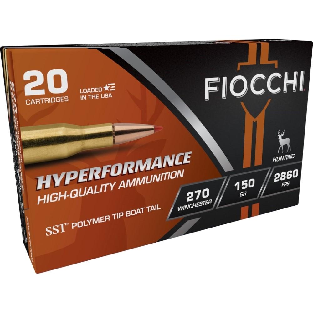 Fiocchi Hyperformance Hunt Rifle Ammunition .270 Win 150 gr SST 2860 fps 20/ct Picture of Fiocchi Ammunition FIOCCHI .270 Win. 150gr SST 2860 FPS 20 RD