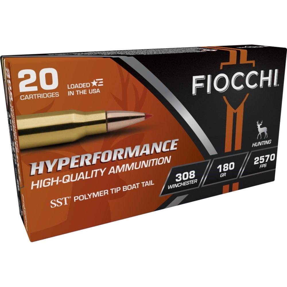 Fiocchi Hyperformance Hunt Rifle Ammunition .308 Win 180 gr SST 2570 fps 20/ct Picture of Fiocchi Ammunition FIOCCHI .308 Win. 180gr SST 2570 FPS 20 RD
